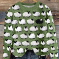 vintage-cute-sheep-art-print-knit-pullover-sweater-obxh