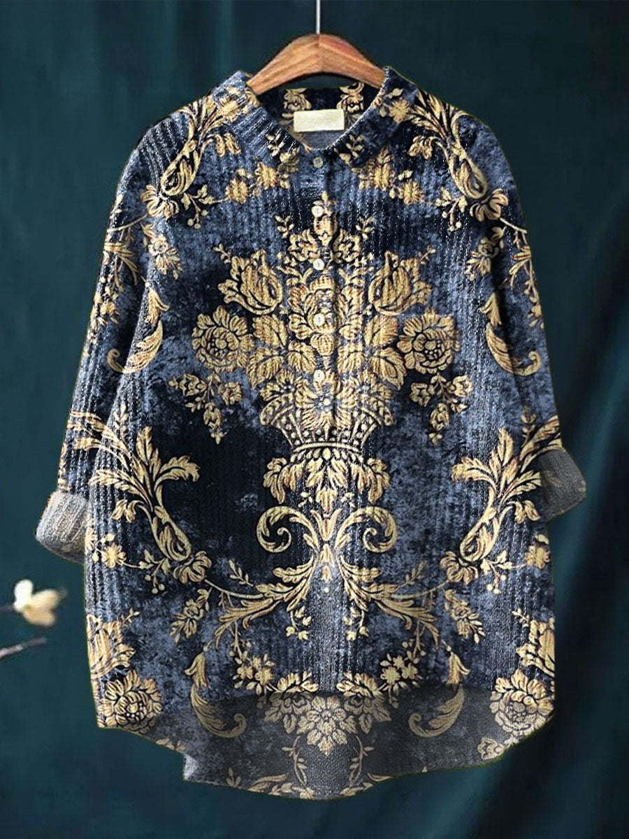 womens-vintage-floral-pattern-art-print-casual-pullover-knit-sweater-ly5q