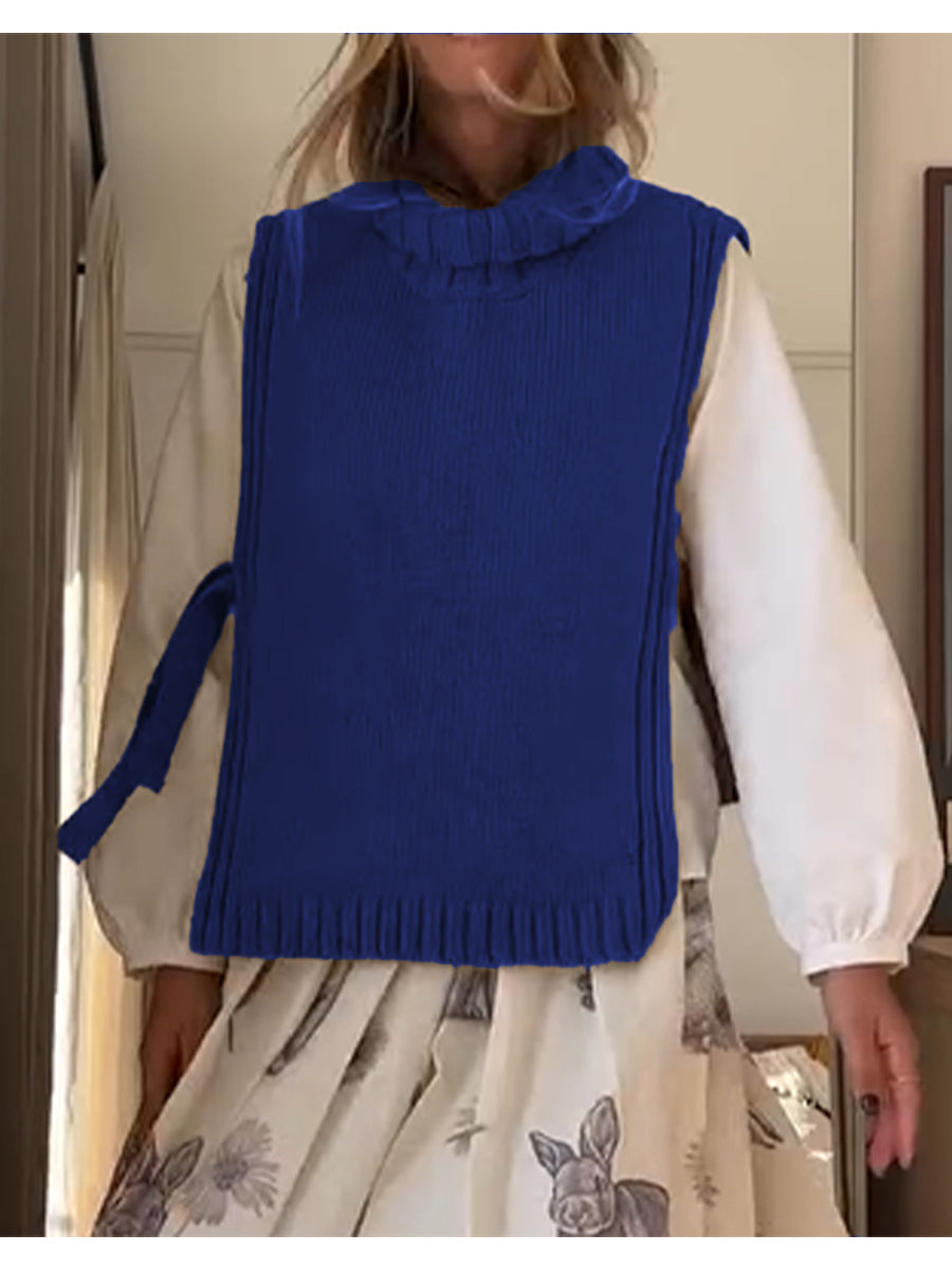 womens-casual-wool-knitted-turtleneck-vest-sweater