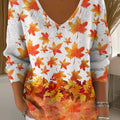 womens-autumn-gradient-maple-leaf-art-print-casual-pullover-sweater