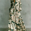 Women's Vintage Art Elegant Romantic Casual Vacation Maxi Dress