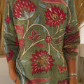 womens-vintage-flower-art-print-casual-pullover-sweater-db2n