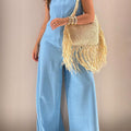 Women's Solid Color Loose Jumpsuit