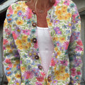 womens-vintage-artistic-flowers-print-buttoned-cardigan-sweater-8u95