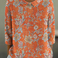 womens-vintage-floral-art-print-casual-pullover-sweater-ahr6
