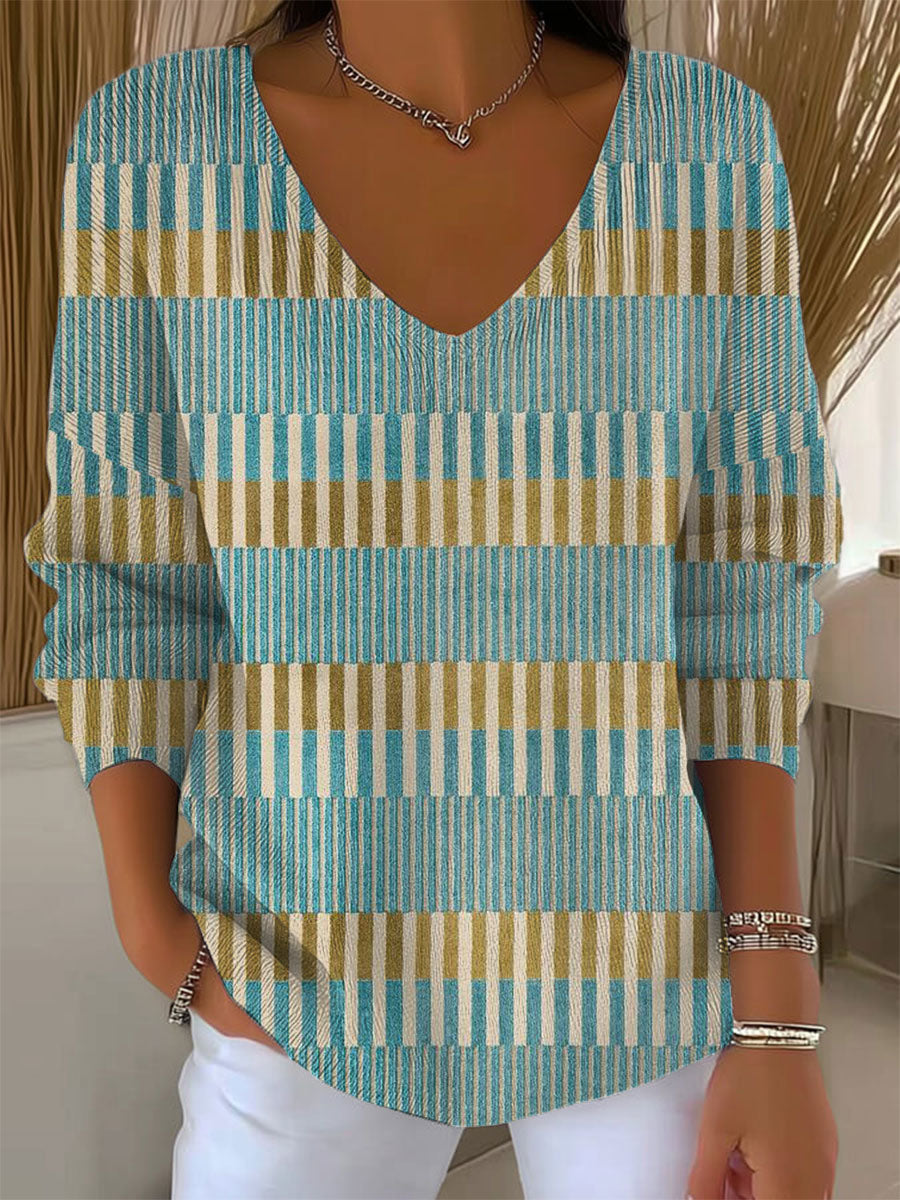 womens-abstract-geometric-vintage-art-print-casual-pullover-sweater-qyx9