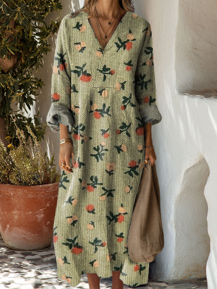 Women's Flowers Floral Art Casual Print Dress