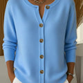 Cozy Casual Button-up Cardigan Sweater