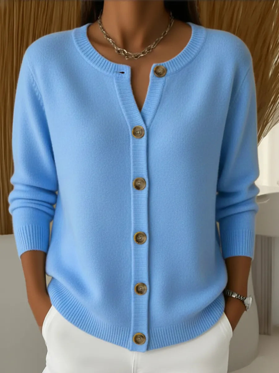 Cozy Casual Button-up Cardigan Sweater