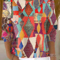womens-beautiful-colorful-rhombus-geometric-painting-art-print-casual-peter-pan-collar-3-4-sleeve-sweater-ewjq