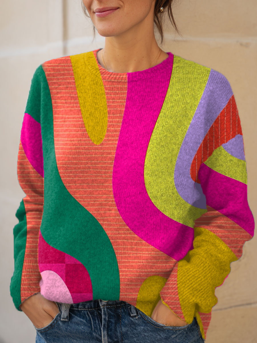 vintage-abstract-geometric-art-print-knit-pullover-sweater-cdkc