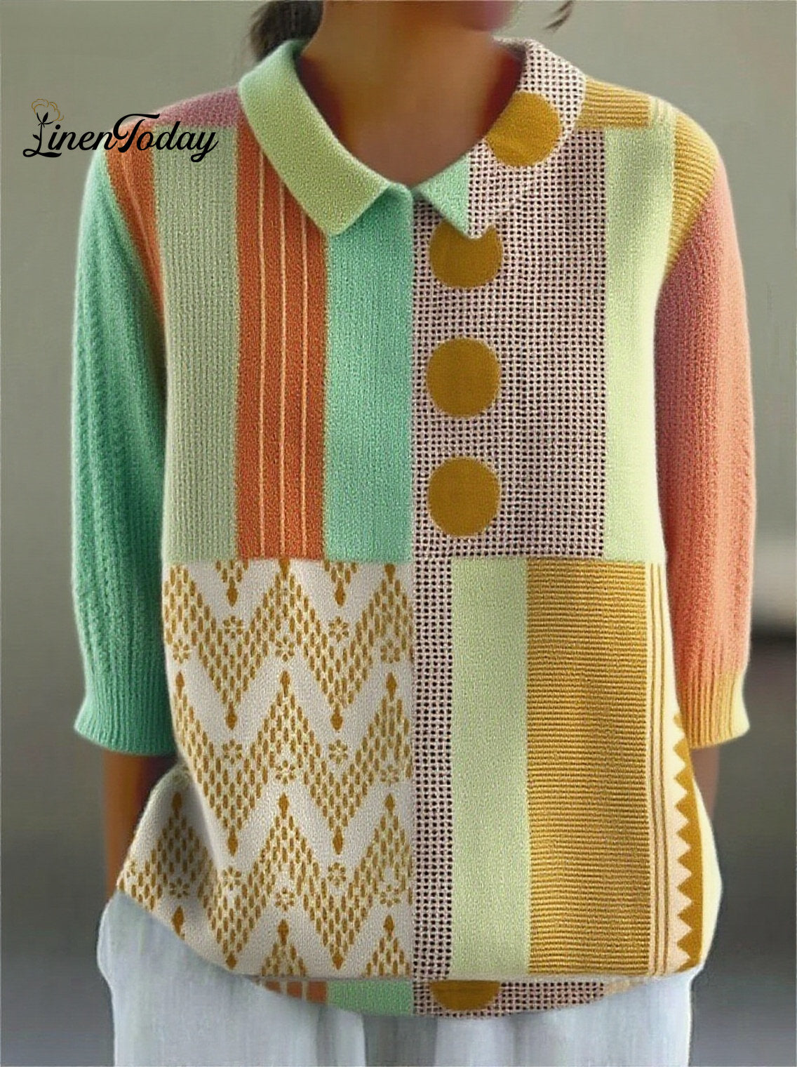 Women's Casual  3/4 Sleeve sweater