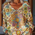 womens-vintage-ethnic-floral-rhombus-geometric-art-print-casual-pullover-sweater