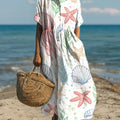 Women's Starfish Shell Art Print Dress