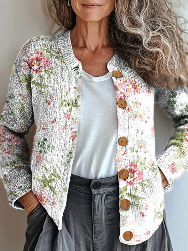 womens-retro-art-flowers-print-buttoned-cardigan-sweater-h8x4