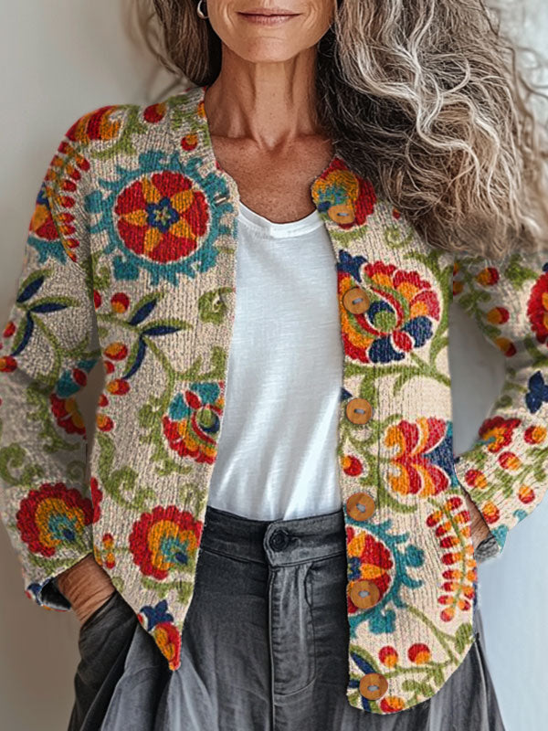 vintage-flower-art-print-buttoned-cardigan-sweater-95u5