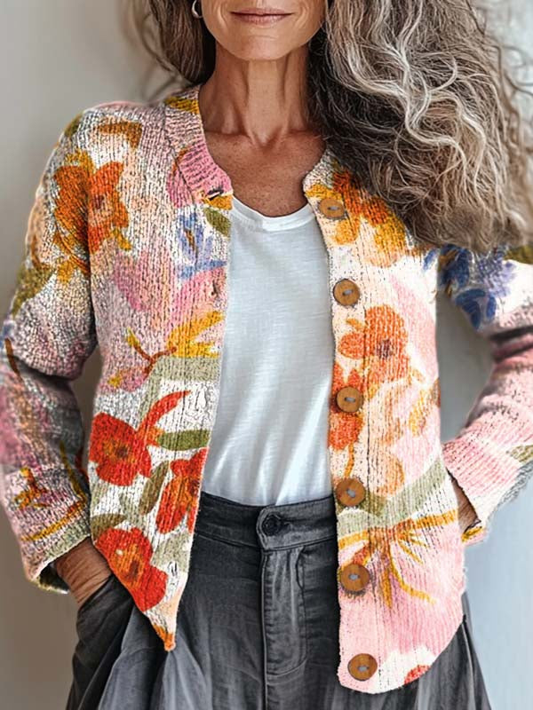 womens-retro-art-floral-print-buttoned-cardigan-sweater-eoiv