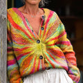 beautiful-multi-color-sun-painting-art-print-buttoned-cardigan-sweater