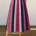 Colorful vertical stripes decorative pattern Skirt