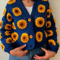 sunflower-crochet-cardigan-sweater