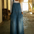 Women's Casual Denim Overalls Jumpsuit