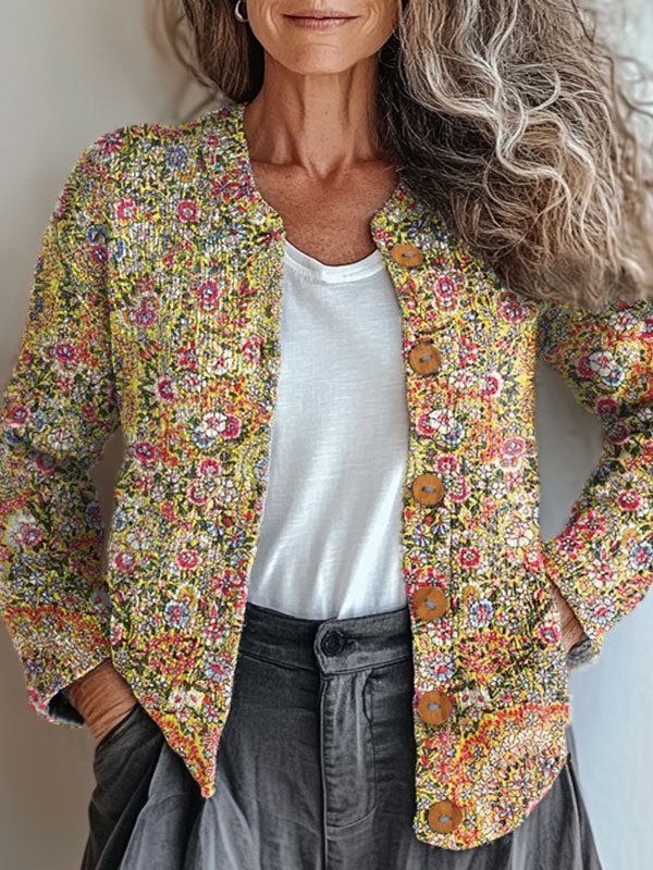 vintage-flower-art-print-buttoned-cardigan-sweater-uqjz