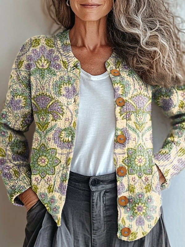 womens-retro-artistic-ethnic-floral-print-buttoned-cardigan-sweater-id6h