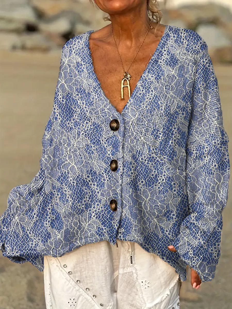 womens-vintage-floral-art-print-casual-pullover-sweater-ke5y