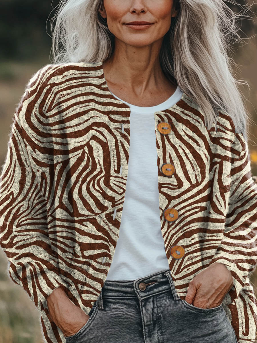 womens-vintage-leopard-pattern-art-print-buttoned-cardigan-sweater