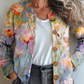 womens-vintage-floral-art-print-buttoned-cardigan-sweater-he47