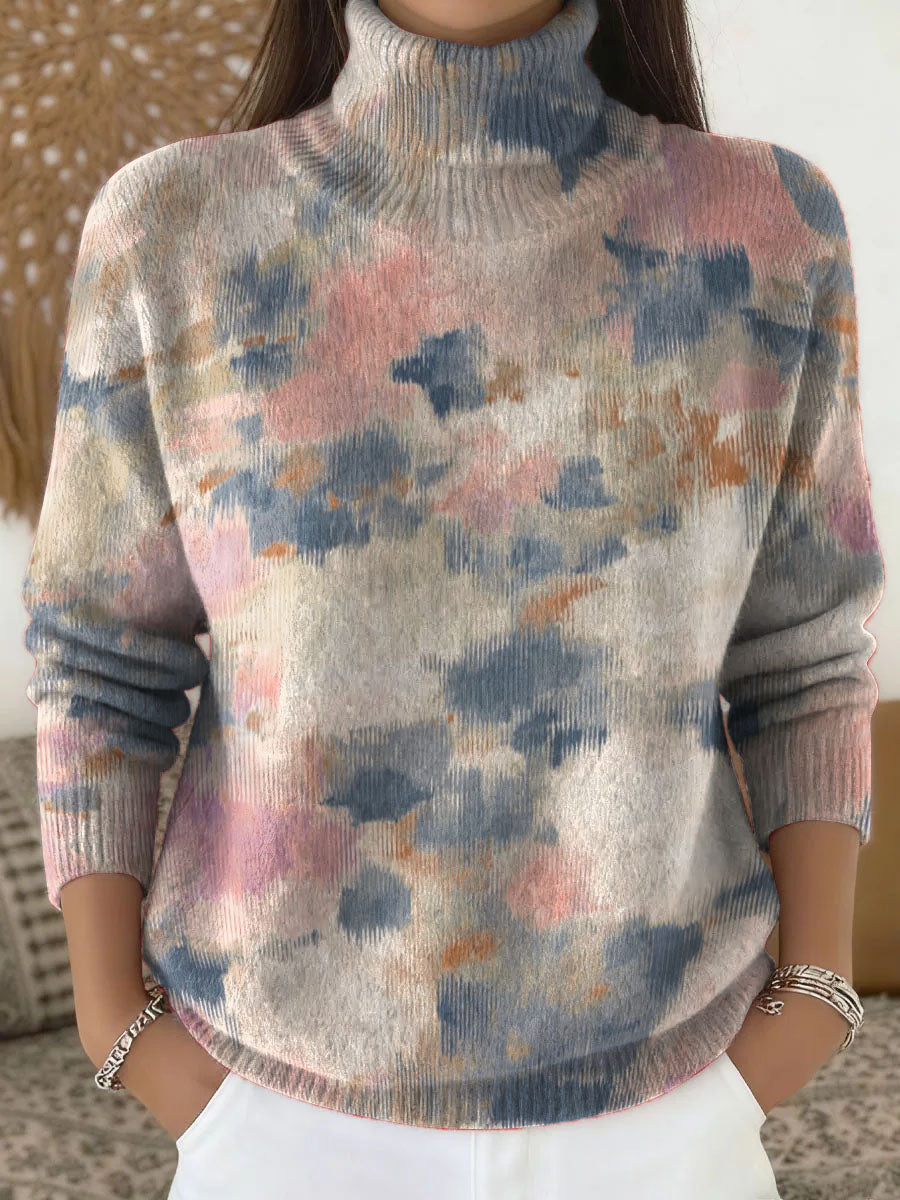 Colorful stripes decorative pattern Casual Sweater