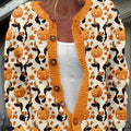 womens-pumpkin-cow-pattern-art-print-buttoned-cardigan-sweater