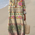 Summer Tropical Pattern Printed Women's Dress