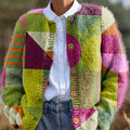 colorful-abstract-geometric-color-block-painting-art-print-buttoned-cardigan-sweater