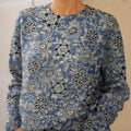 womens-vintage-floral-pattern-art-print-knit-pullover-sweater