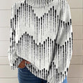 womens-abstract-art-lines-print-knit-turtleneck-pullover-sweater-u4du