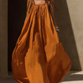 Women's Casual Vacation Style Spaghetti Strap Tie Dress