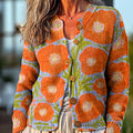 abstract-large-flower-painting-art-print-buttoned-cardigan-sweater