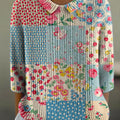 womens-vintage-floral-art-print-casual-pullover-sweater-x7jo