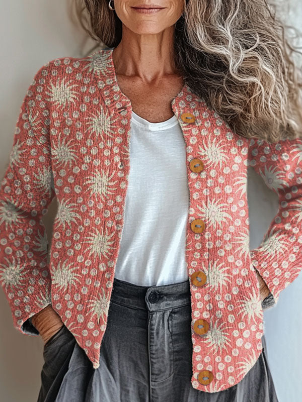 vintage-flower-art-print-buttoned-cardigan-sweater-mscb