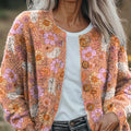 womens-vintage-floral-ghost-pattern-art-print-buttoned-cardigan-sweater