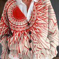 ethnic-abstract-sun-painting-art-print-buttoned-v-neck-cardigan-sweater