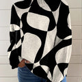 womens-abstract-geometric-pattern-art-print-knit-turtleneck-pullover-sweater-jexj