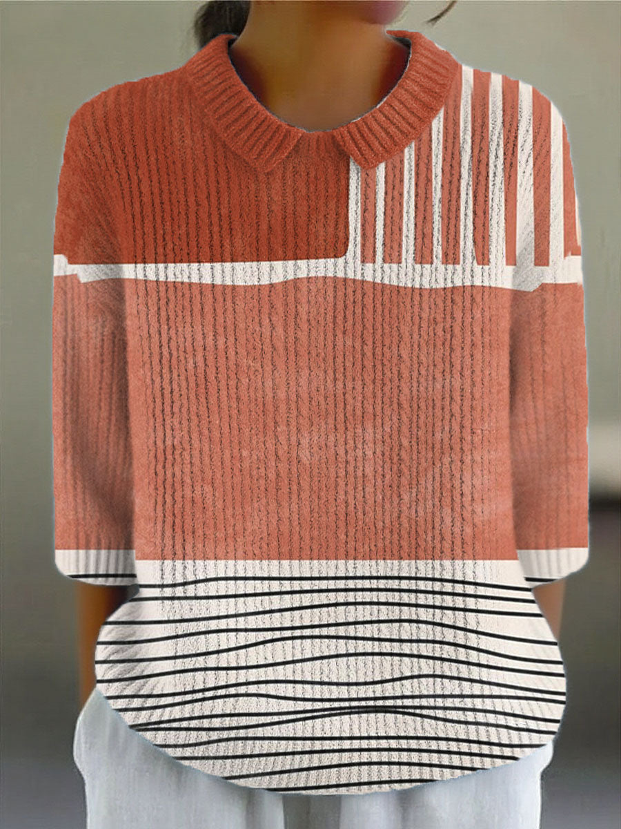 womens-vintage-abstract-geometry-art-print-casual-pullover-sweater-xw7s