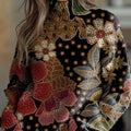 womens-retro-ethnic-art-flowers-print-knit-turtleneck-pullover-sweater-2pt0