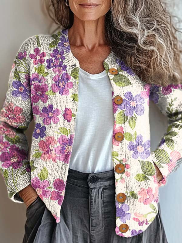 womens-retro-art-floral-print-buttoned-cardigan-sweater-j6y8