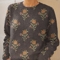 vintage-flower-art-print-knit-pullover-sweater-s2xn
