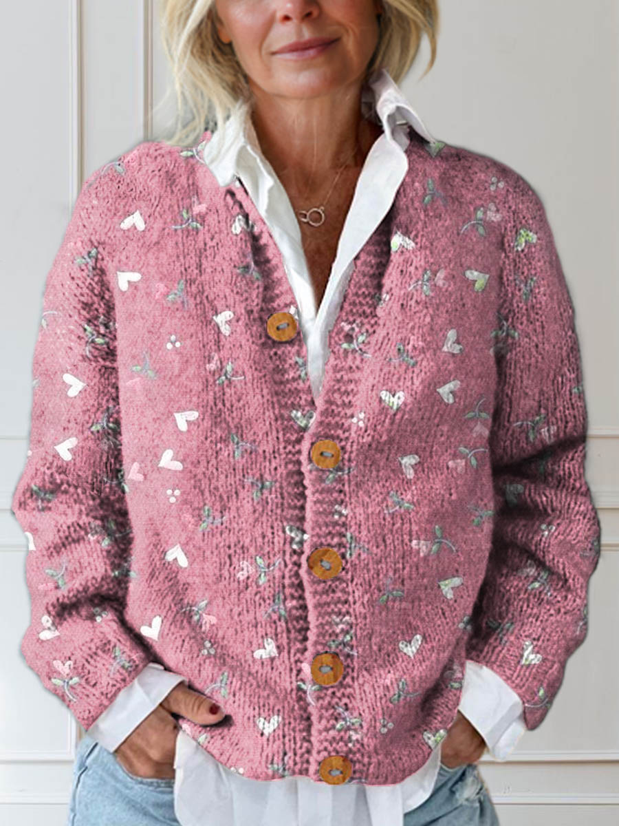 womens-love-pattern-art-print-buttoned-cardigan-sweater