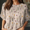 womens-vintage-floral-art-print-casual-crew-neck-short-sleeve-knitted-sweater-6lbd