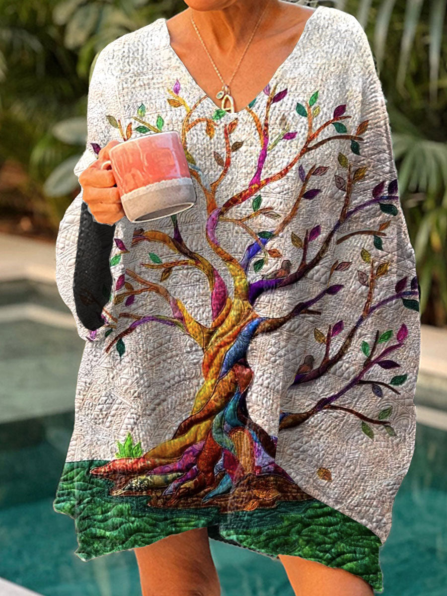 womens-vintage-art-print-casual-pullover-sweater-7mka